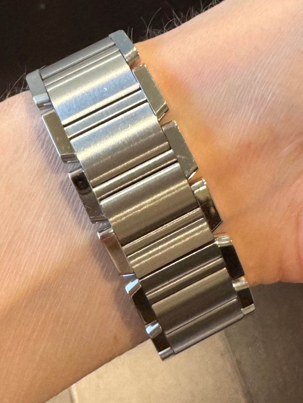 Cartier Tank Française Steel Mid Size Quartz Watch *under warranty 11/27 - Picture 5 of 16